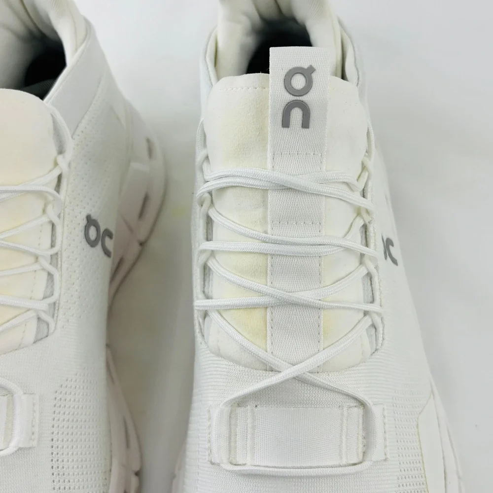 On Running Cloudnova 2 Sneakers Men's Sz. 12.5 All White CloudTec Athletic Shoes
